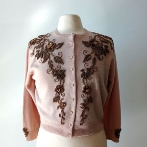 Vintage Beaded Sweater...Small